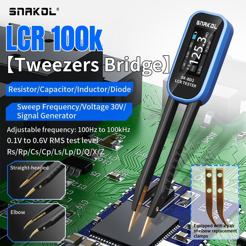 Gaming Keyboard Test - SNAKOL BD2 Smart Tweezer LCR Digital