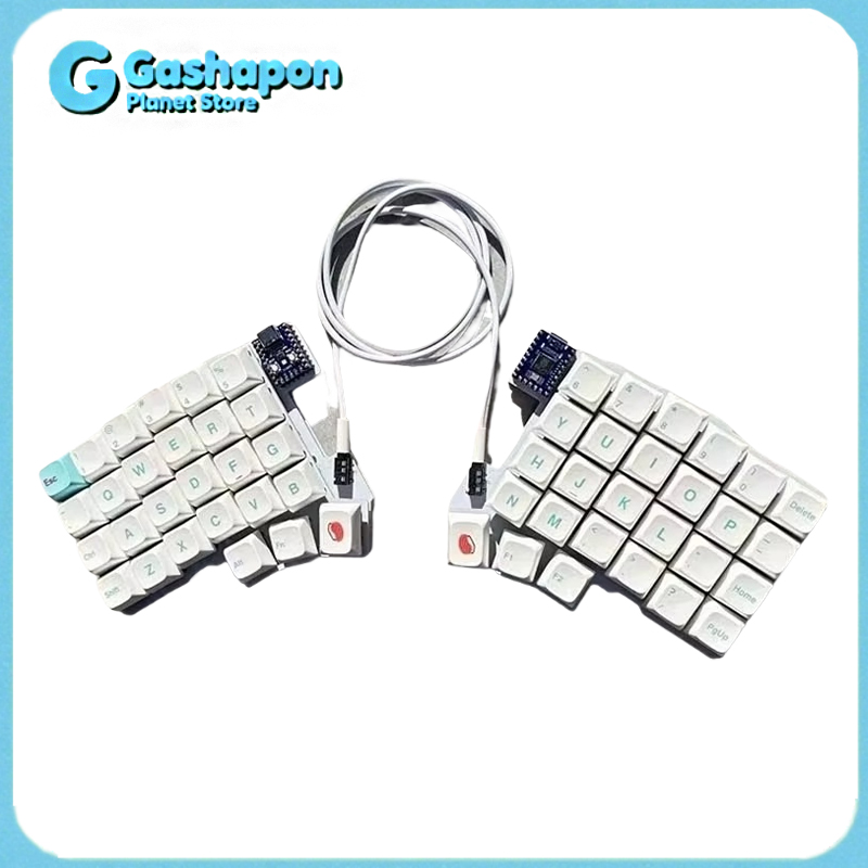 Gaming Keyboard Hot Swappable - Silakka54 Keyboard Mekanik Ergonomis Split Hot