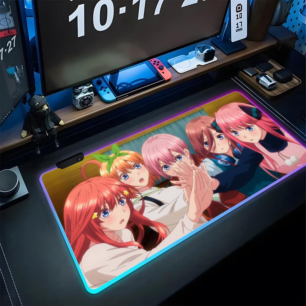 Gaming Keyboard No Rgb - The Quintessential Quintuplets Mouse Pad Gaming
