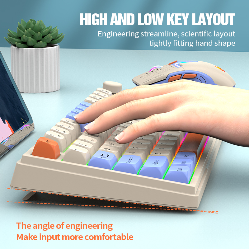 2.4G Keyboard dan Mouse Gaming - Gaming Keyboard No Rgb ulasan dan harga