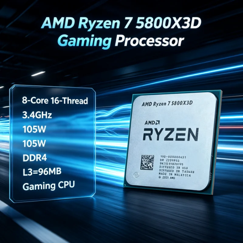 AMD R7 5800X3D 96 MB 8-Core 16 - Amd Cpu Ryzen 7 ulasan dan harga