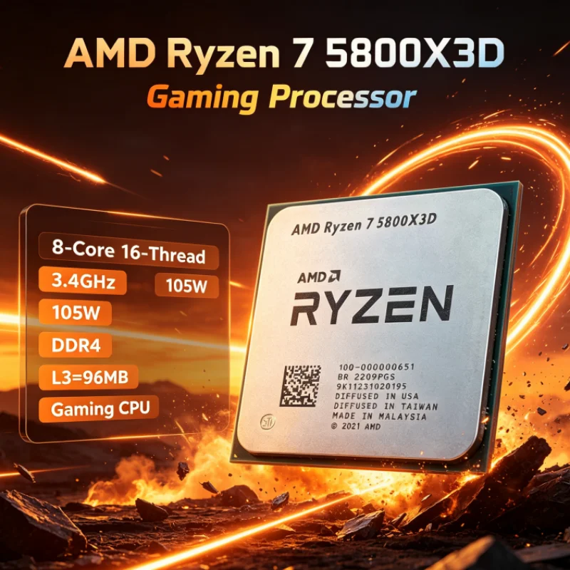 AMD R7 5800X3D 96 MB 8-Core 16 - Amd Cpu Ryzen 7 ulasan dan harga