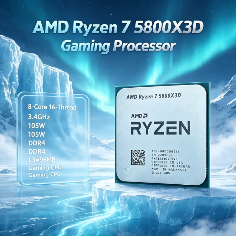 AMD R7 5800X3D 96 MB 8-Core 16 - Amd Cpu Ryzen 7 ulasan dan harga
