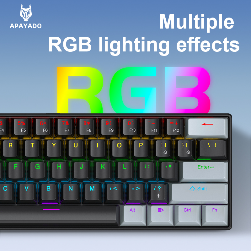 APAYADO K61 Keyboard Mekanis M - Gaming Keyboard Hot Swappable ulasan dan harga