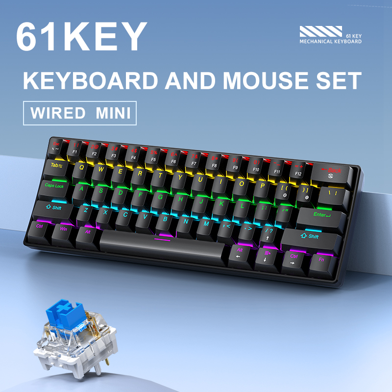 APAYADO K61 Keyboard Mekanis M - Gaming Keyboard Hot Swappable ulasan dan harga