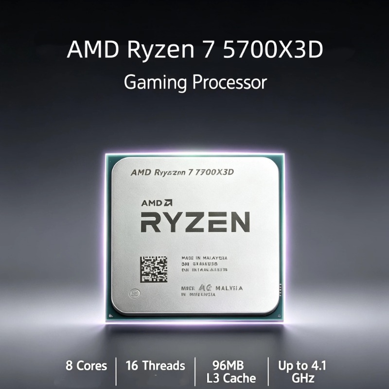 AMD Ryzen 7 5700X3D R7 5700X3D - Amd Cpu Ryzen 7 ulasan dan harga
