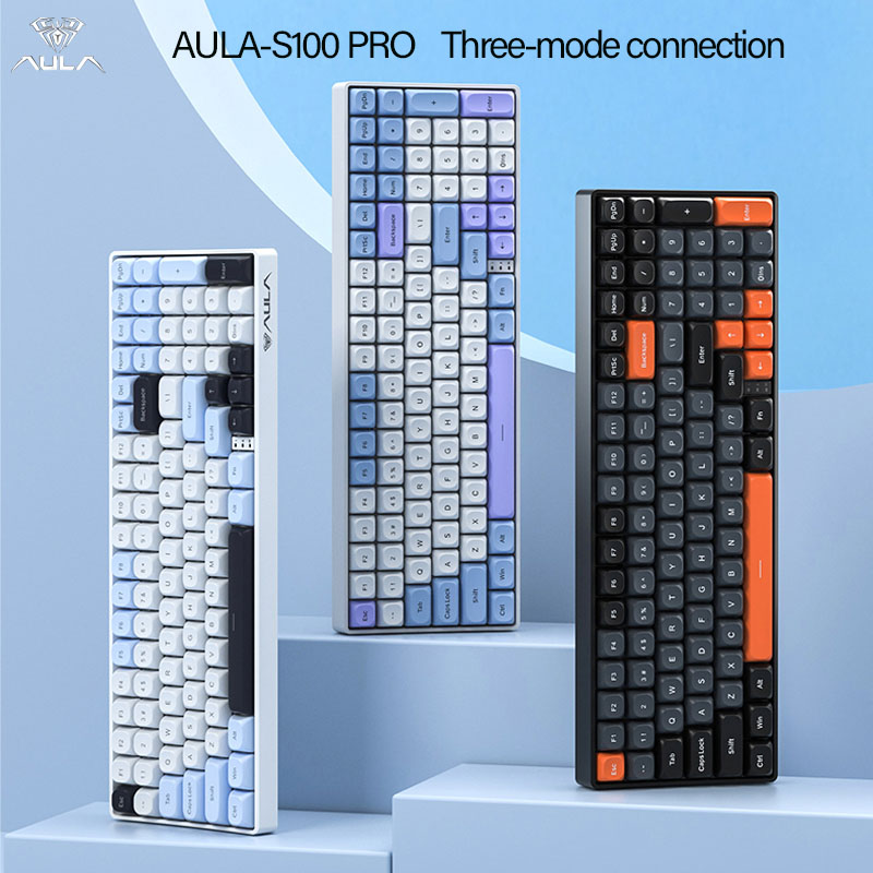 AULA S100Pro Keyboard Mekanik  - Gaming Keyboard Hot Swappable ulasan dan harga