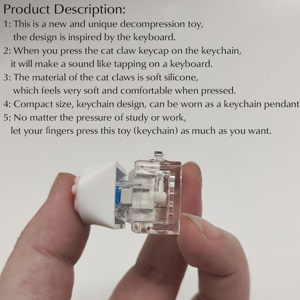 Gantungan Kunci Cakar Kucing L - Gaming Keyboard Test ulasan dan harga