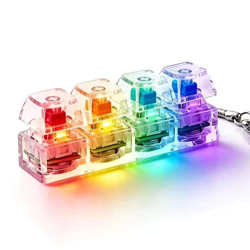 Mainan Fidget Keychain Tombol  - Gaming Keyboard Test ulasan dan harga