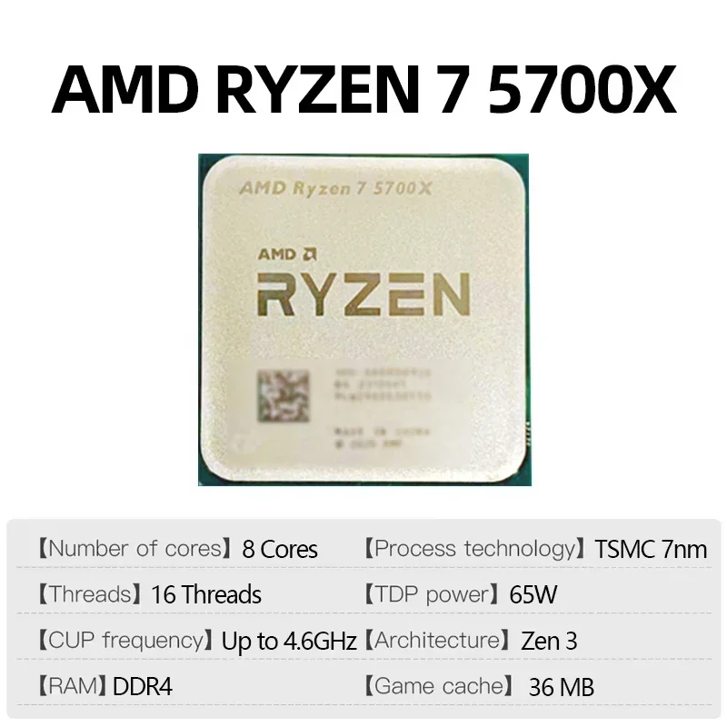 Prosesor AMD Ryzen 7 5700X 8-C - Amd Cpu Ryzen 7 ulasan dan harga
