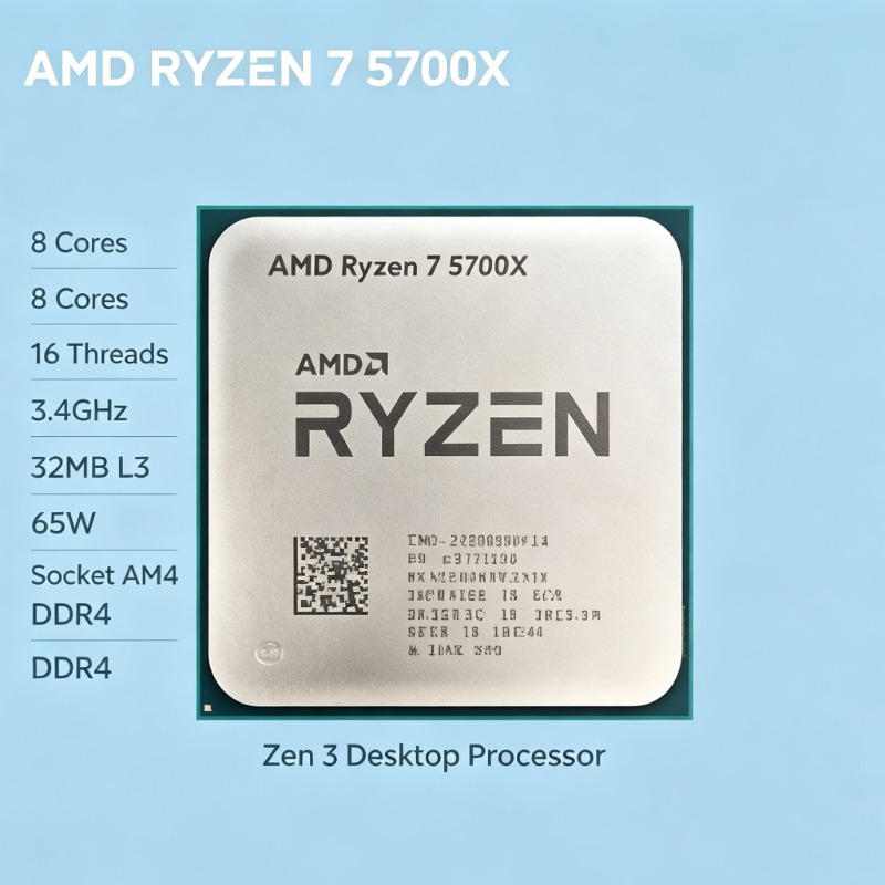 65W TDP AM4 CPU AMD Ryzen 7 57 - Amd Cpu Ryzen 7 ulasan dan harga