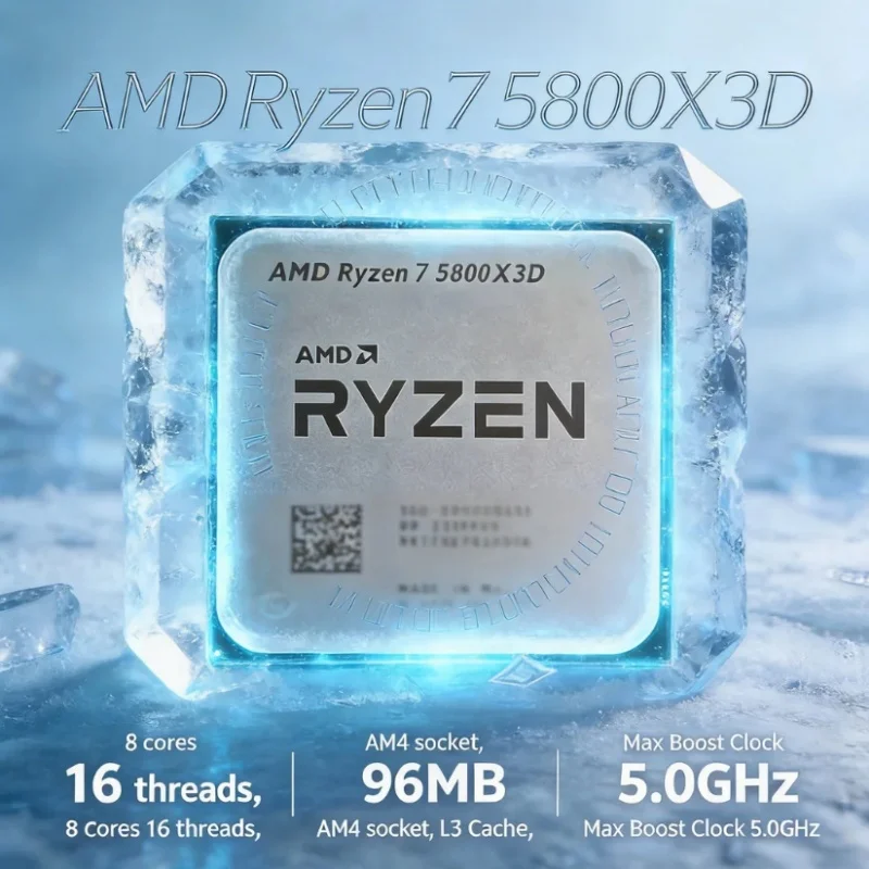 AMD Ryzen 7 5800X3D 7nm Zen3 C - Amd Cpu Ryzen 7 ulasan dan harga