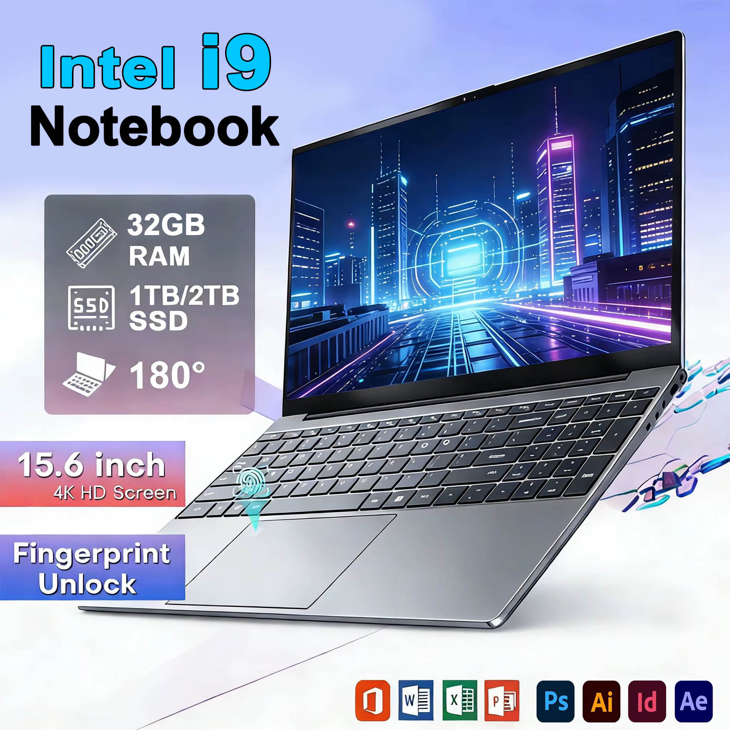 2026 BARU Laptop Portabel 15.6 - Gaming Keyboard 2026 ulasan dan harga