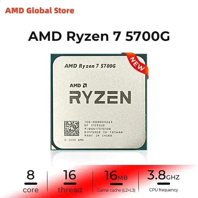 AMD Ryzen 7 5700G, Soket AM4,  - Amd Cpu Ryzen 7 ulasan dan harga