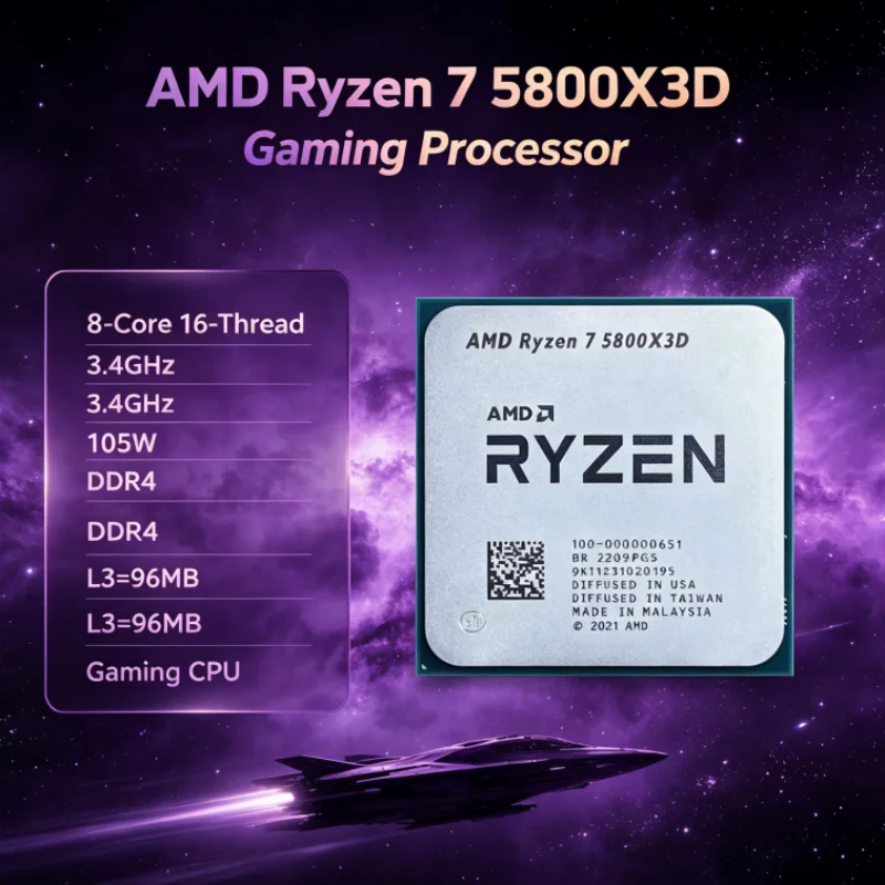 AMD R7 5800X3D 96 MB 7nm Ryzen - Amd Cpu Ryzen 7 ulasan dan harga